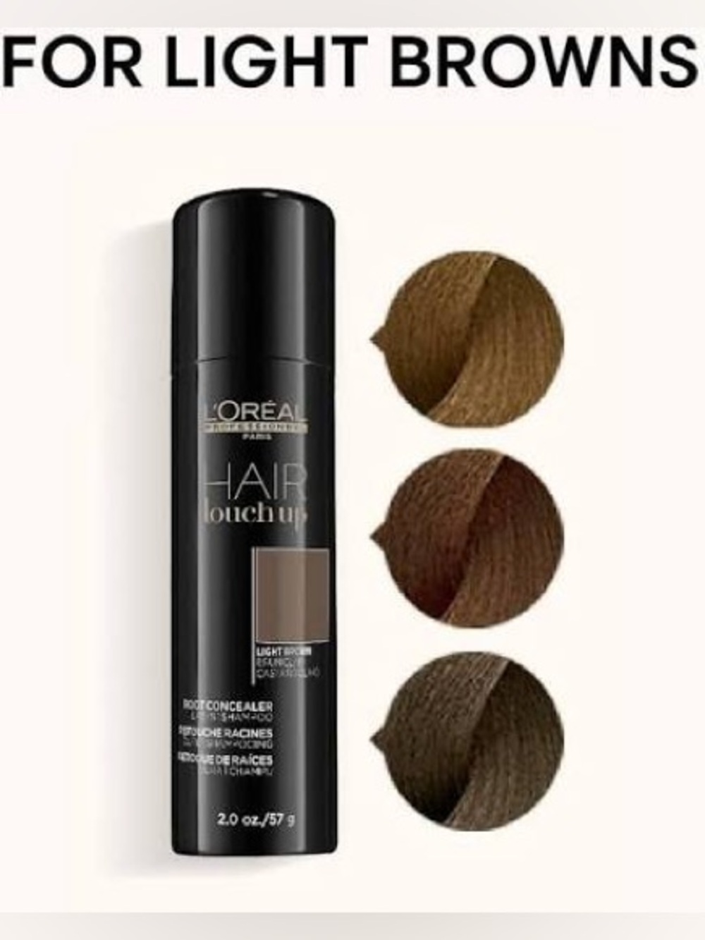 L'Oréal Hair Touch Up Root Concealer - Light Brown